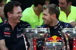 Foto zur News: Christian Horner und Sebastian Vettel (Red Bull)