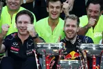 Foto zur News: Christian Horner und Sebastian Vettel (Red Bull)