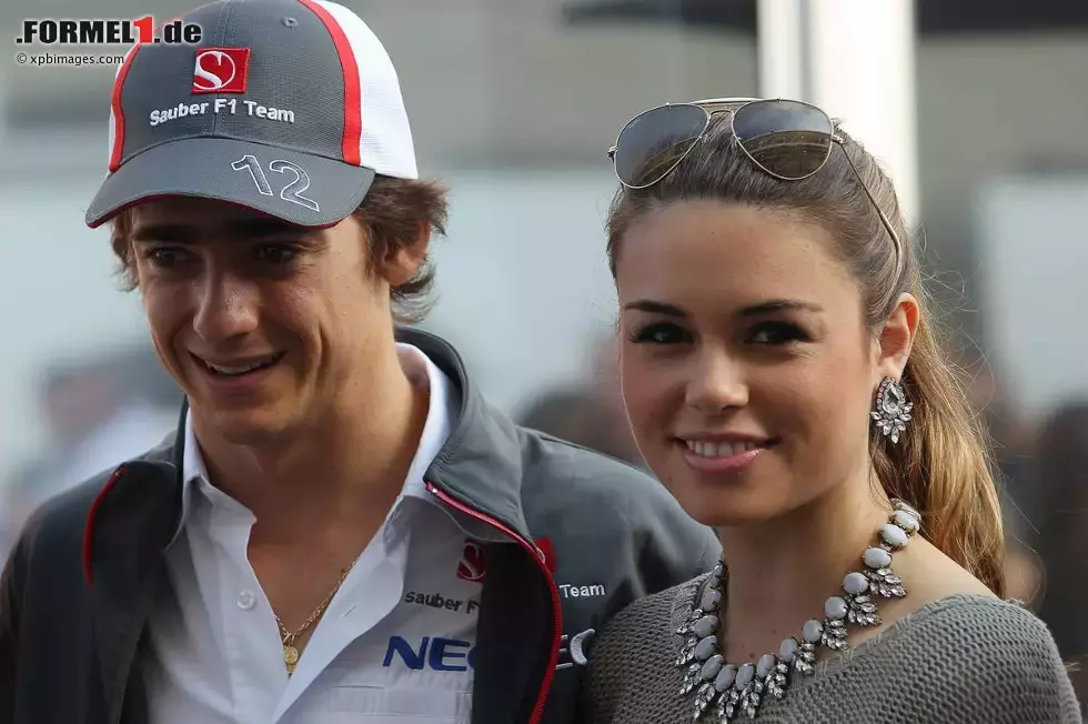 Foto zur News: Esteban Gutierrez (Sauber) mit Freundin