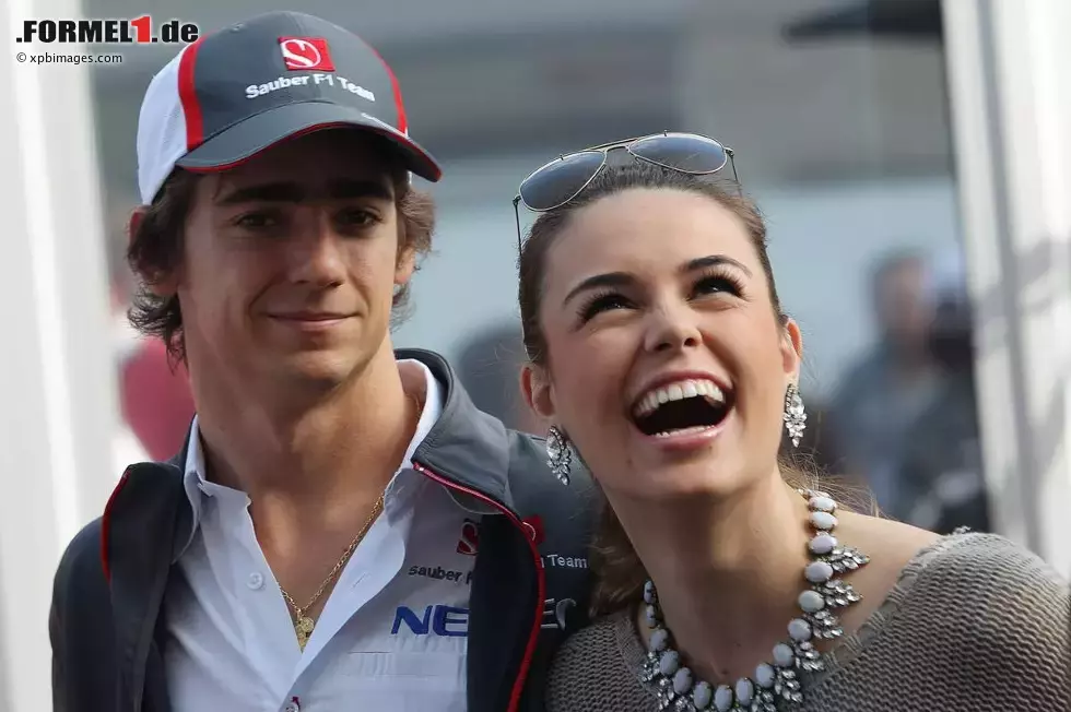 Foto zur News: Esteban Gutierrez (Sauber) mit Freundin