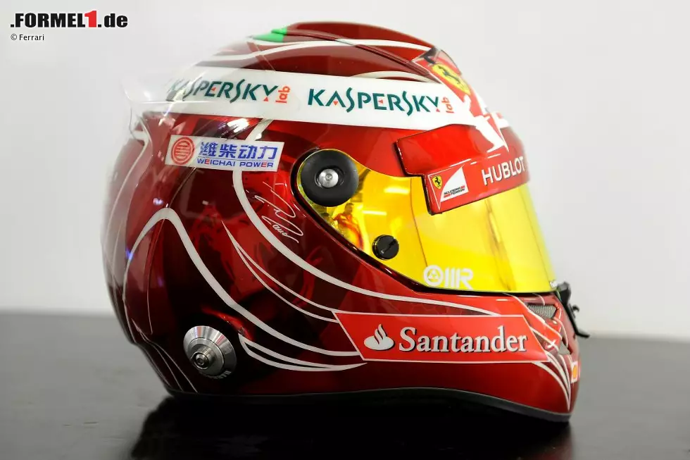 Foto zur News: Spezialhelm von Felipe Massa (Ferrari)