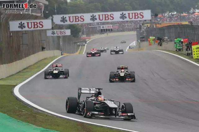 Foto zur News: Als Achter gab es auch für Nico Hülkenberg nochmals Zähler für die Gesamtwertung, in der er nun auf dem zehnten Rang liegt.