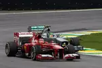 Foto zur News: Felipe Massa (Ferrari) und Lewis Hamilton (Mercedes)