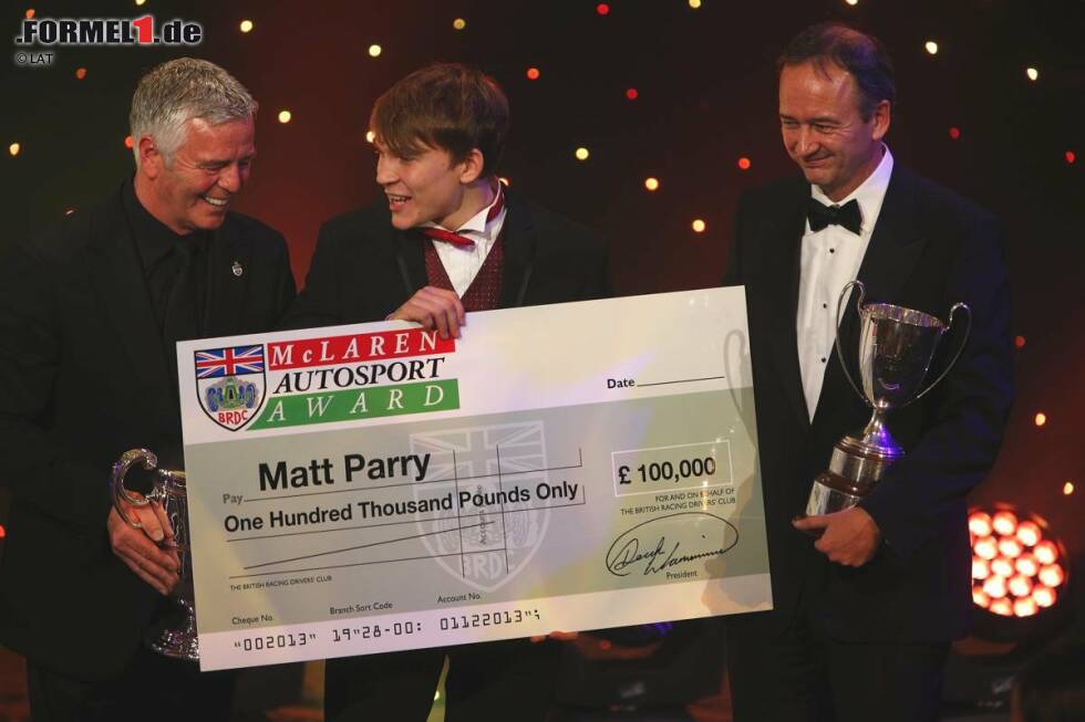 Foto zur News: Nachwuchspilot Matt Parry erhält eine Förderung in Höhe von 100.000 britischen Pfund