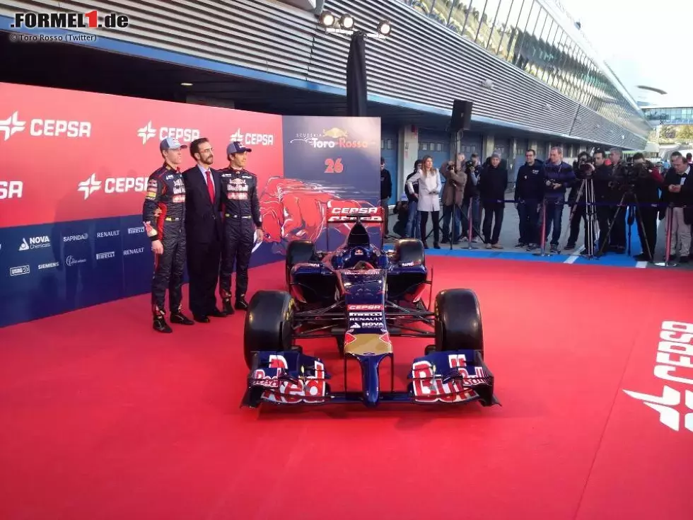 Foto zur News: Präsentation des Toro-Rosso-Renault STR9