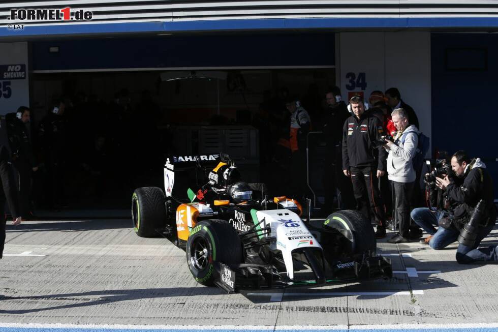 Foto zur News: Sergio Perez (Force India)