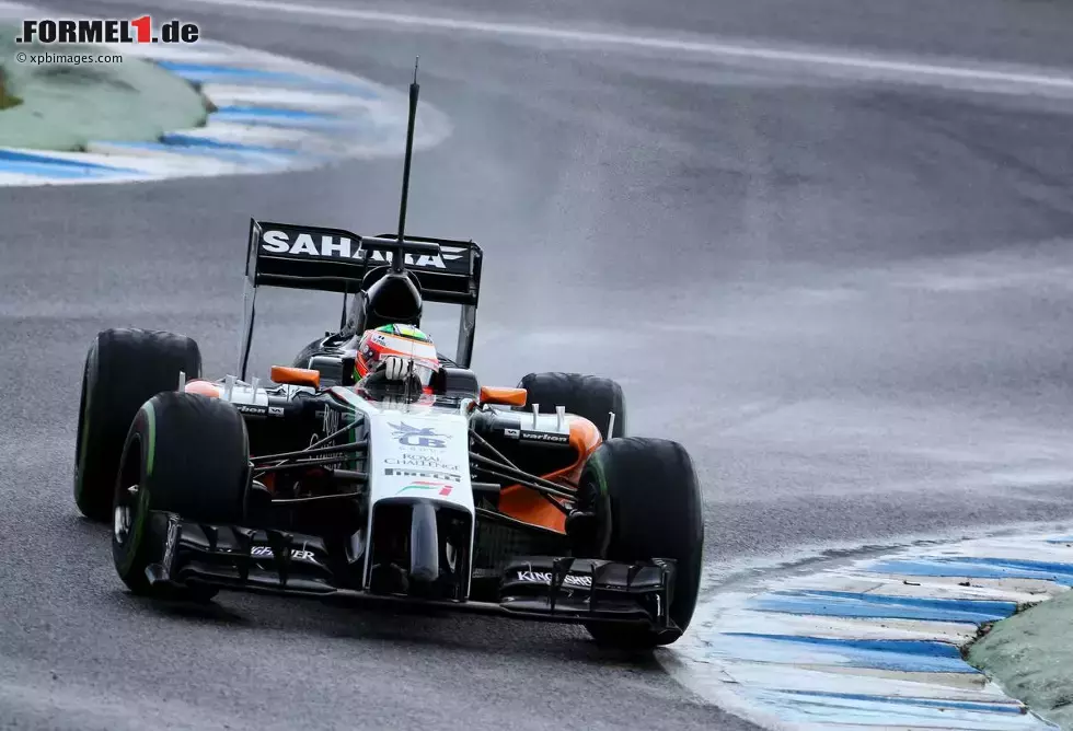 Foto zur News: Sergio Perez (Force India)