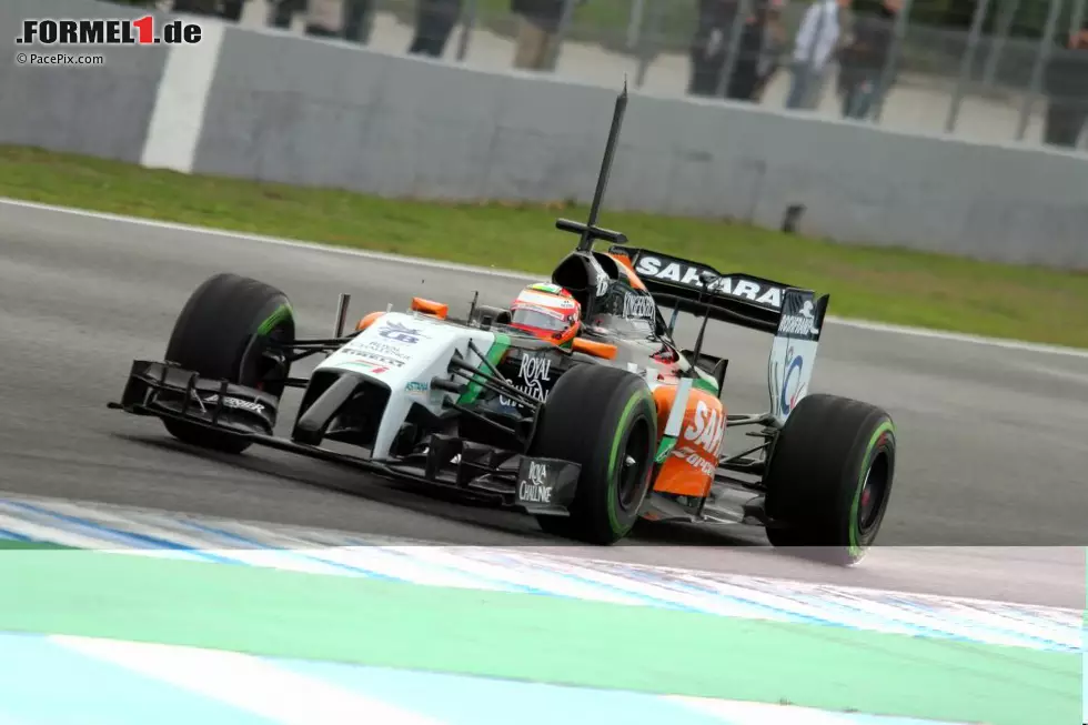 Foto zur News: Sergio Perez (Force India)