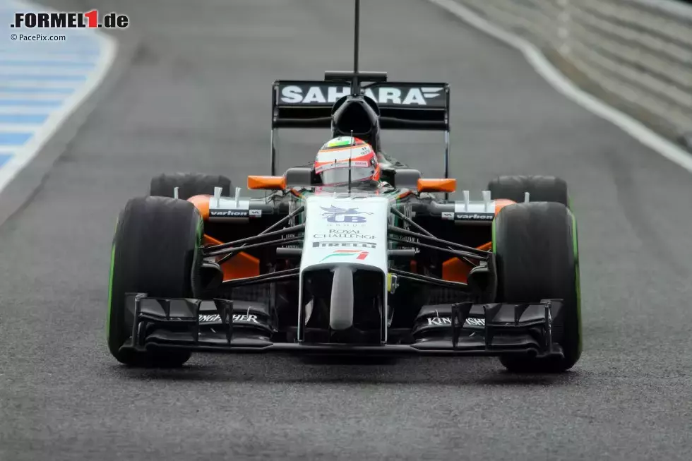 Foto zur News: Sergio Perez (Force India)