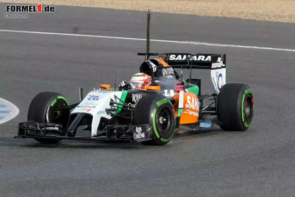 Foto zur News: Sergio Perez (Force India)