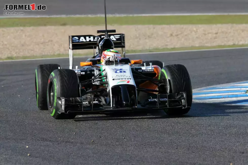 Foto zur News: Sergio Perez (Force India)