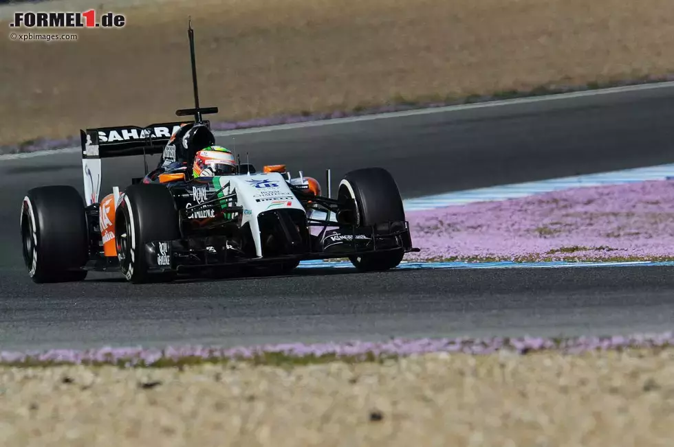 Foto zur News: Sergio Perez (Force India)