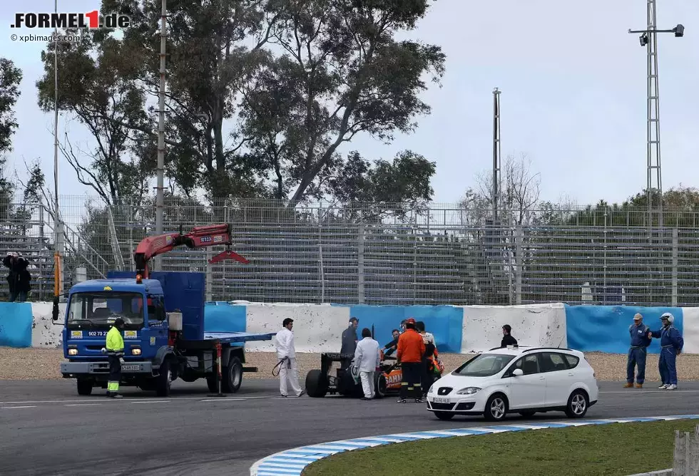 Foto zur News: Sergio Perez (Force India)