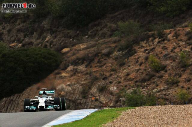 Foto zur News: Der angesprochene Nico Rosberg war zwar nur auf Rang acht zu finden, seine 91 Runden am Vormittag allerdings mehr als beachtlich