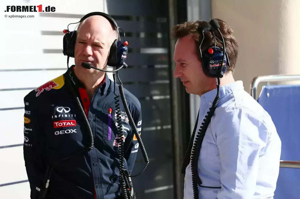 Foto zur News: Adrian Newey und Christian Horner