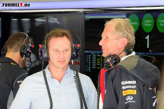 Foto zur News: So viel schaffte Red Bull in dieser Saison noch überhaupt nicht: Bei Teamchef Christian Horner und Konsulent Helmut Marko kehren endlich einmal entspannte Gesichter zurück