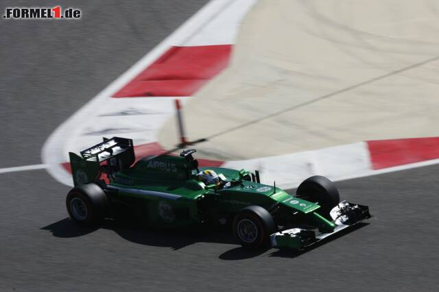 Foto zur News: Besser lief es bei Youngster Marcus Ericsson. Der Schwede schaffte im Caterham 98 Runden und sicherte sich damit endlich die FIA-Superlizenz, den Formel-1-Fahrerschein.