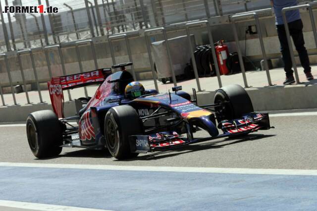 Foto zur News: Noch weniger schaffte Jean-Eric Vergne im Red-Bull-Schwesterauto: Auch Toro Rosso steckt in massiven Problemen.