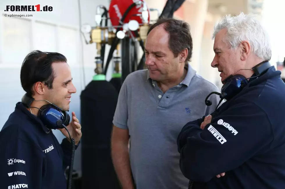 Foto zur News: Felipe Massa (Williams), Gerhard Berger und Pat Symonds