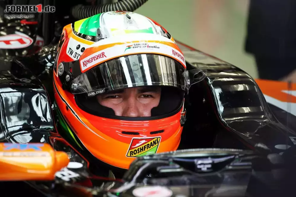 Foto zur News: Sergio Perez (Force India)