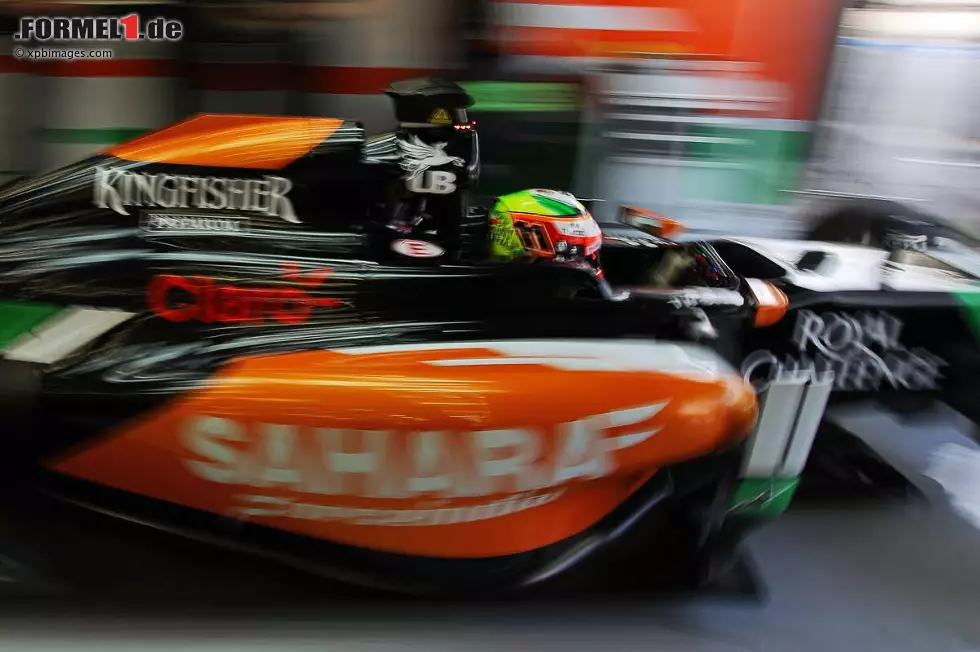 Foto zur News: Sergio Perez (Force India)