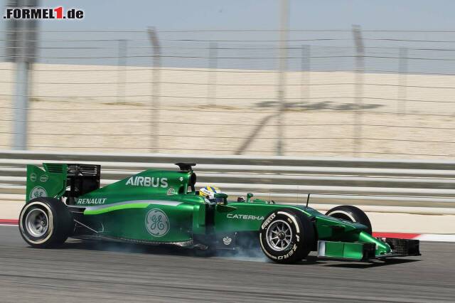 Foto zur News: Dicke Überraschung: Der Kilometerfresser des Tages fährt mit Renault und heißt Caterham: 117 Runden sind für Rookie Marcus Ericsson eine sehr gute Vorbereitung auf seinen ersten Grand Prix in Melbourne