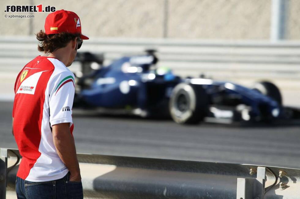 Foto zur News: Fernando Alonso (Ferrari) und Felipe Massa (Williams)