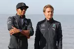 Foto zur News: Lewis Hamilton (Mercedes) und Nico Rosberg (Mercedes)