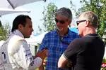 Foto zur News: Felipe Massa (Williams), Damon Hill und Johnny Herbert