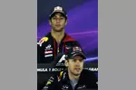 Foto zur News: Sebastian Vettel (Red Bull) und Daniel Ricciardo (Red Bull)