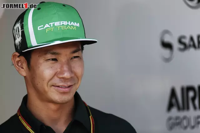 Foto zur News: Formel-1-Rückkehrer Kamui Kobayashi wurde unfreiwillig ebenfalls zum Zuschauer. Der Caterham-Fahrer konnte am Nachmittag ebenfalls keine Erfahrung sammeln.