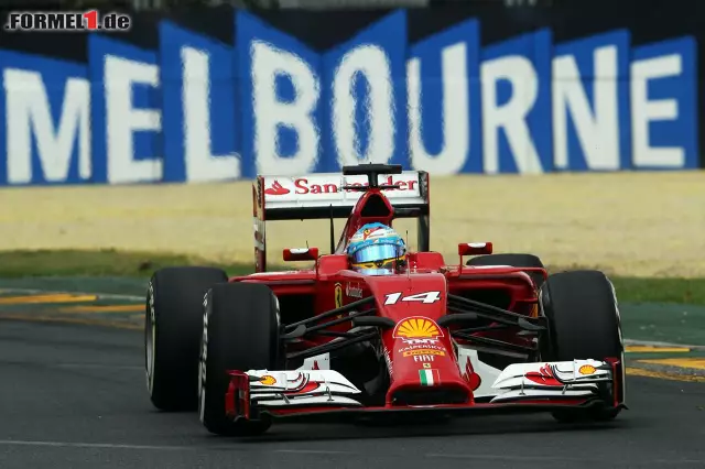 Foto zur News: Fernando Alonso im Ferrari fuhr mit 1,588 Sekunden Rückstand auf den fünften Platz.