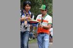 Foto zur News: Sergio Perez (Force India)