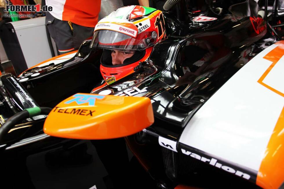 Foto zur News: Sergio Perez (Force India)