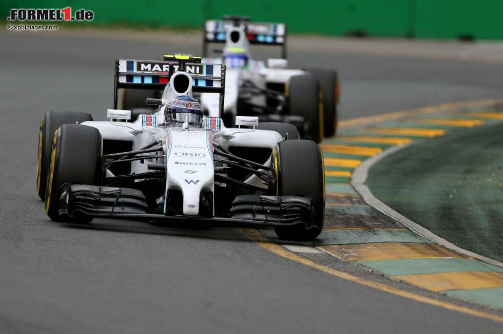 Foto zur News: Valtteri Bottas (Williams) und Felipe Massa (Williams)