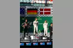 Foto zur News: Nico Rosberg (Mercedes), Daniel Ricciardo (Red Bull) und Kevin Magnussen (McLaren)