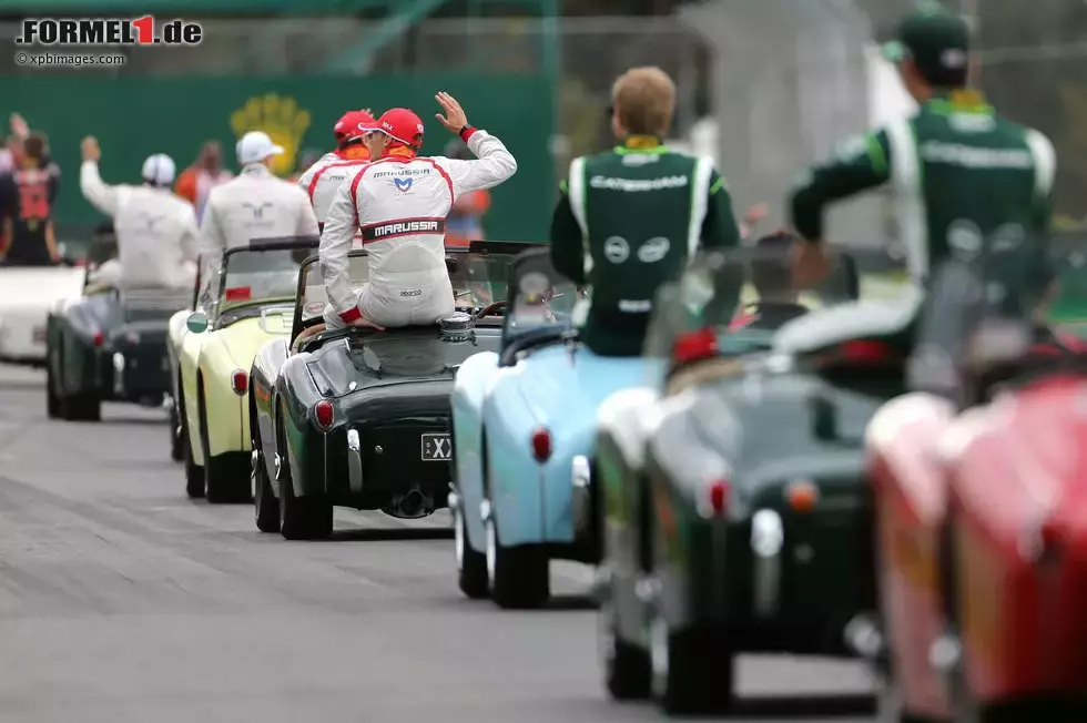 Foto zur News: Die Fahrerparade vor dem Grand Prix in Melbourne