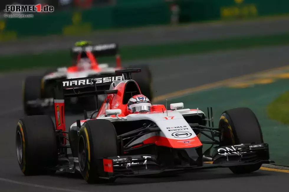 Foto zur News: Jules Bianchi (Marussia) und Max Chilton (Marussia)