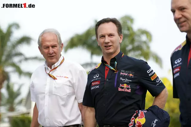 Foto zur News: Auch Red-Bull-Motorsportberater Dr. Helmut Marko und Teamchef Christian Horner hoffen, dass die Affäre für den Rennstall ein gutes Ende nehmen wird.