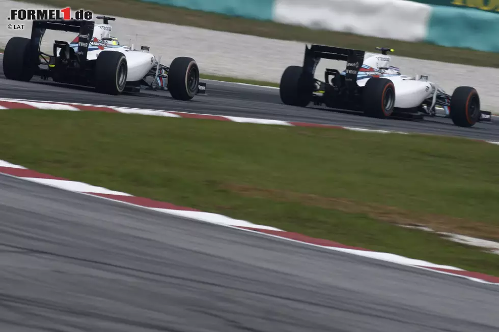 Foto zur News: Valtteri Bottas (Williams) und Felipe Massa (Williams)