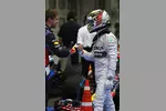 Foto zur News: Sebastian Vettel (Red Bull) und Lewis Hamilton (Mercedes)