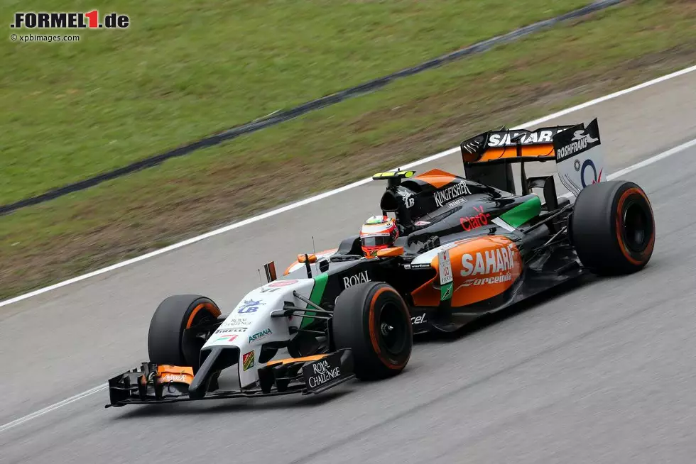 Foto zur News: Sergio Perez (Force India)