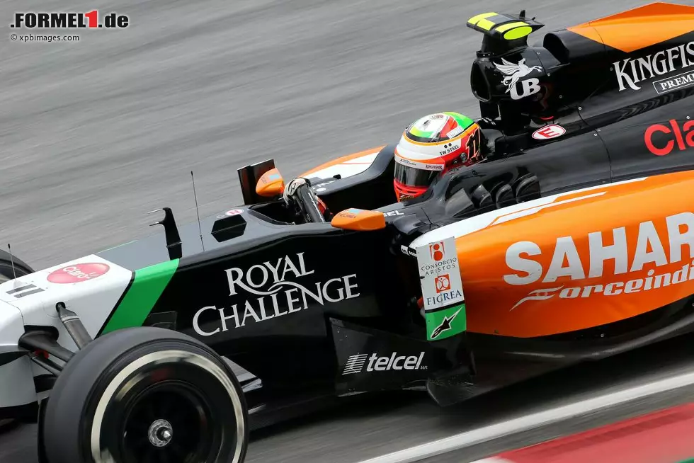 Foto zur News: Sergio Perez (Force India)