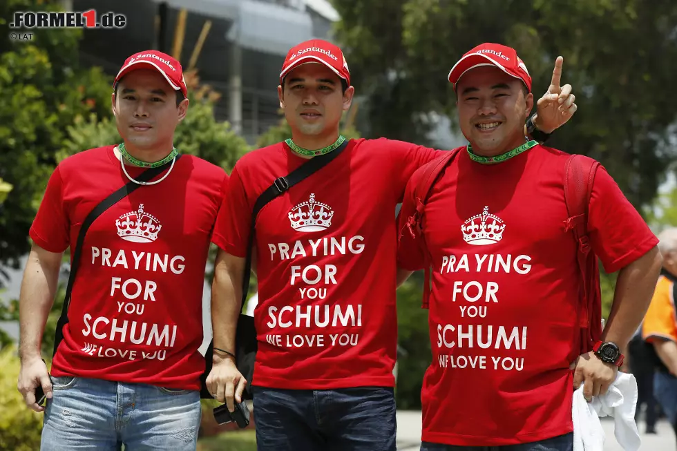 Foto zur News: Unterstützung für Michael Schumacher durch malaysiasche Fans