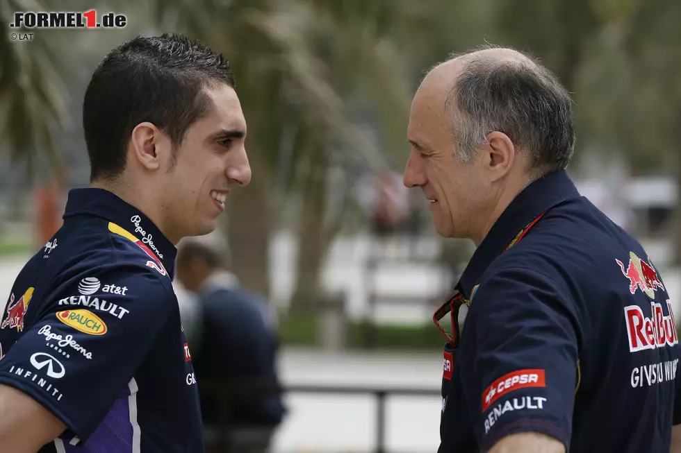 Foto zur News: Franz Tost und Sebastien Buemi (Toyota)