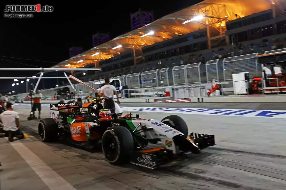 Foto zur News: Sergio Perez (Force India)