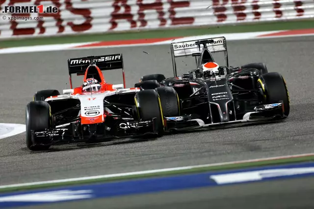 Foto zur News: Auch Teamkollege Adrian Sutil schied aus, er musste das Rennen nach einer Kollision mit Jules Bianchi im Marussia beenden.