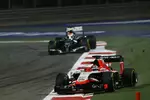 Foto zur News: Jules Bianchi (Marussia) und Adrian Sutil (Sauber)