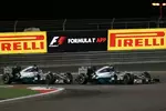 Foto zur News: Nico Rosberg (Mercedes) und Lewis Hamilton (Mercedes)