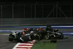 Foto zur News: Esteban Gutierrez (Sauber) und Pastor Maldonado (Lotus)